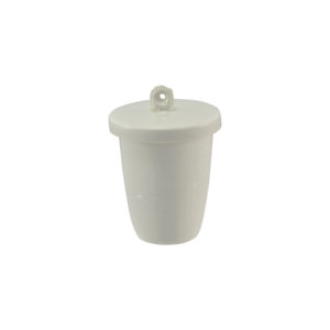 CRISOL DE PORCELANA FORMA ALTA CON TAPA BASIC LINE